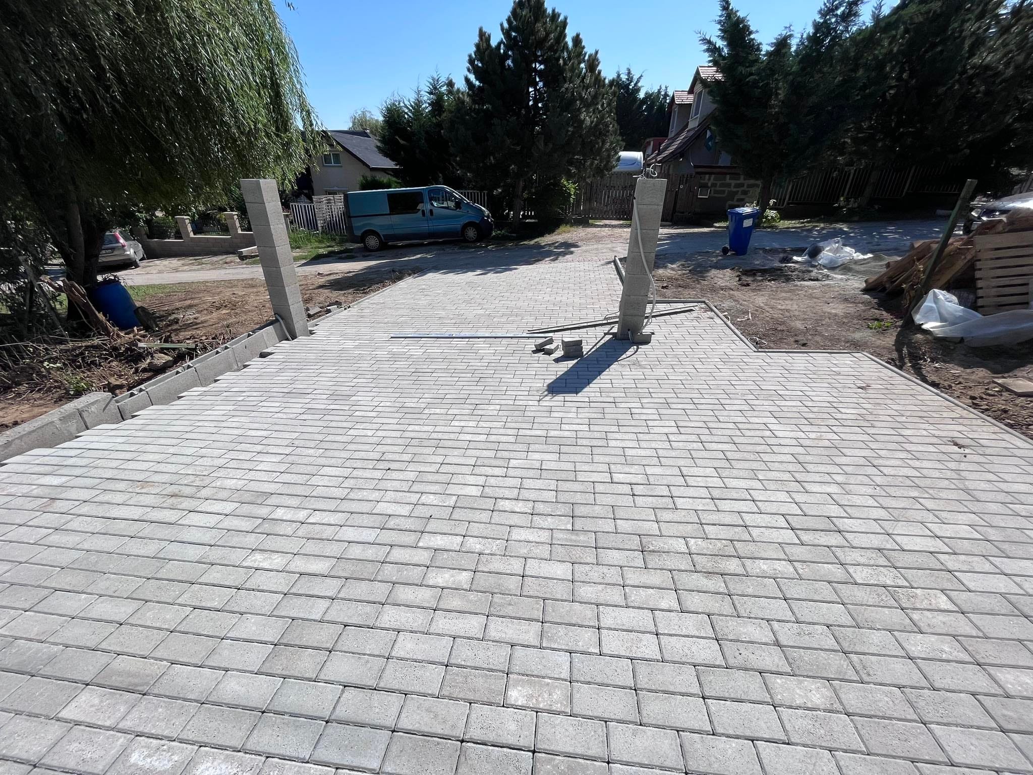 Utána kép - térkövezés