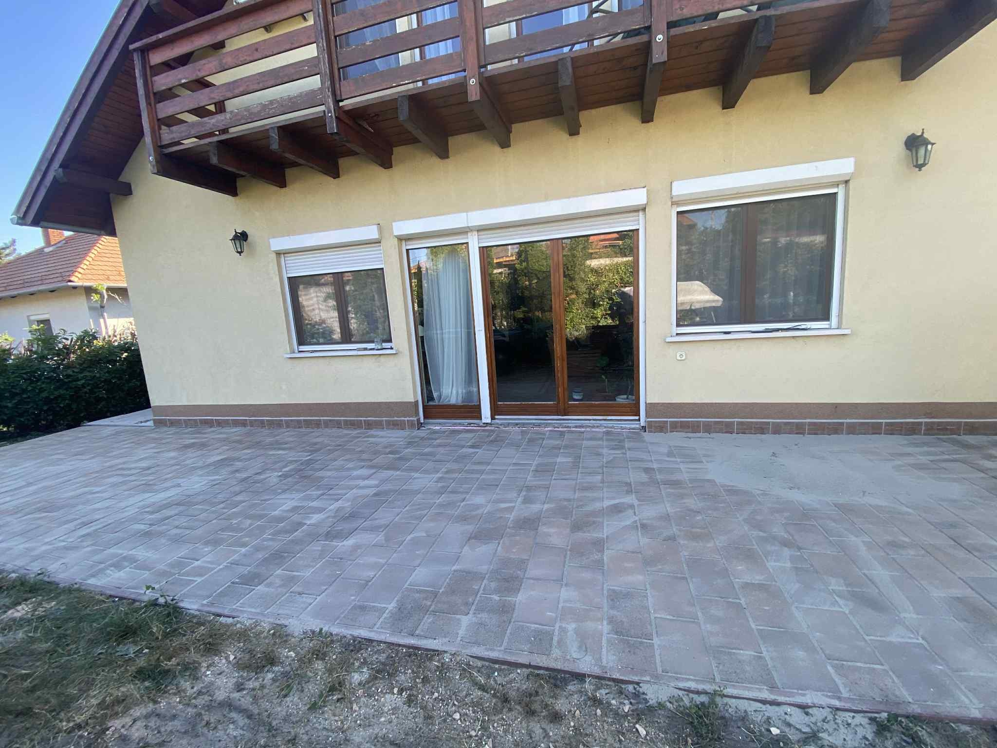 Utána kép - térkövezés