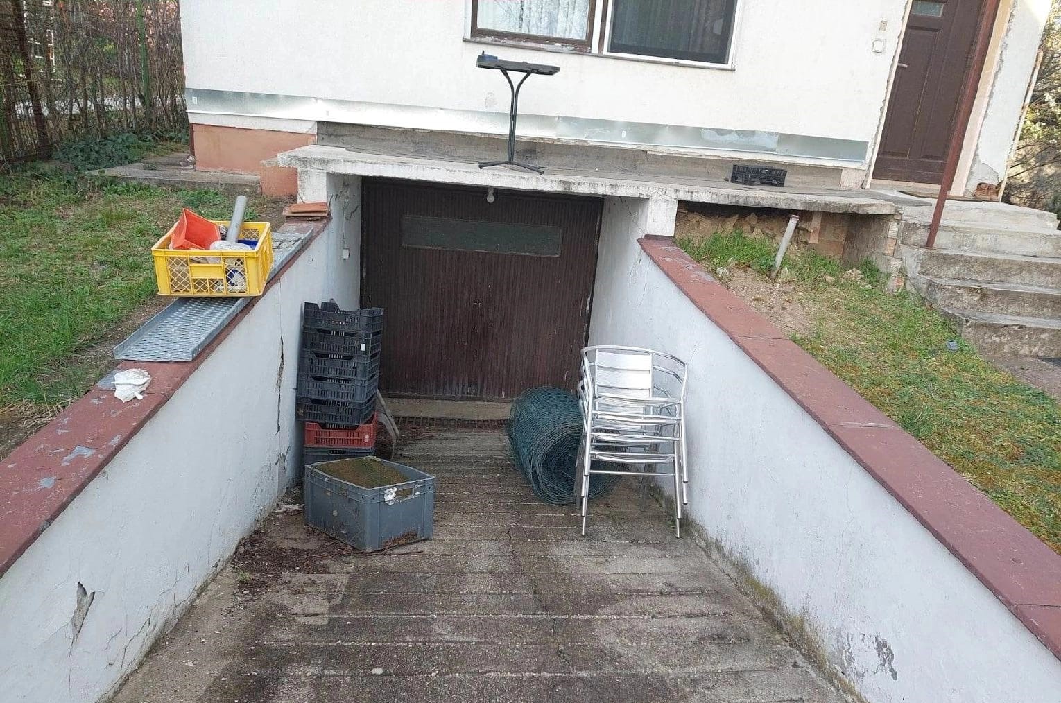 Előtte kép - kerítés építés előtt